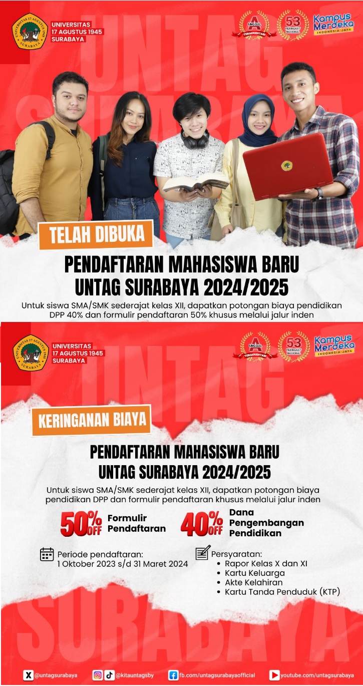 Pendaftaran Mahasiswa Baru Tahun 2024/2025