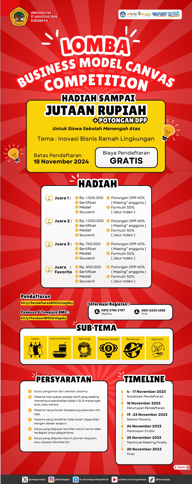 BUSINESS MODEL CANVAS  COMPETITION