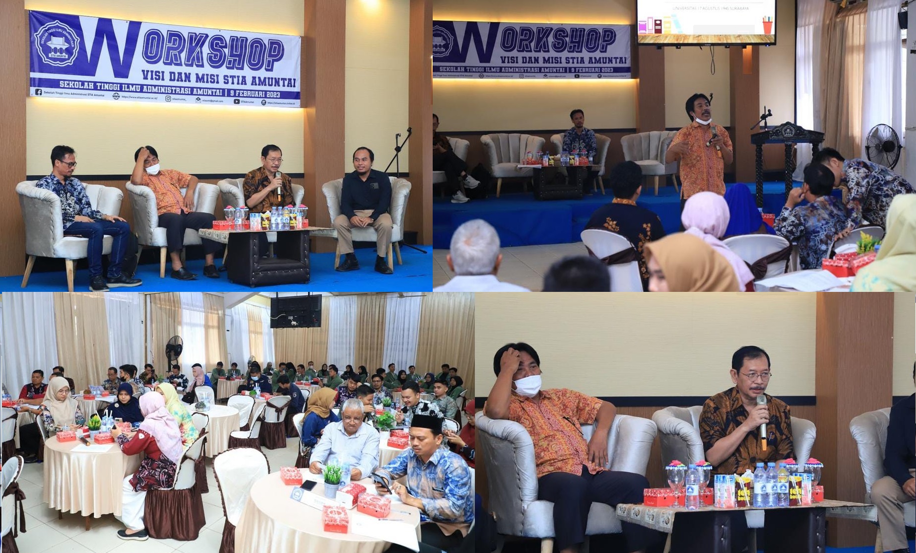 DOSEN FISIP UNTAG MEMBERIKAN MATERI DALAM WORKSHOP