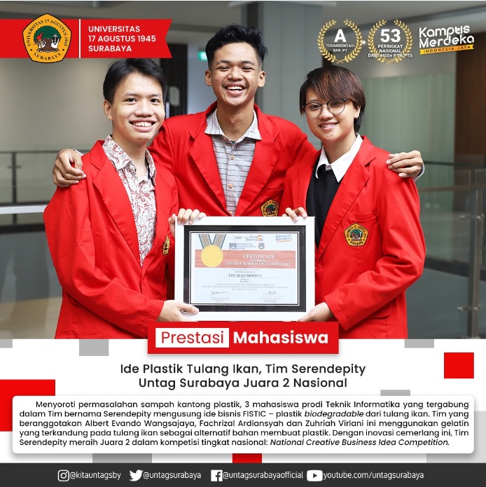 Serendepity Berhasil Meraih Juara 2 Tingkat Nasional