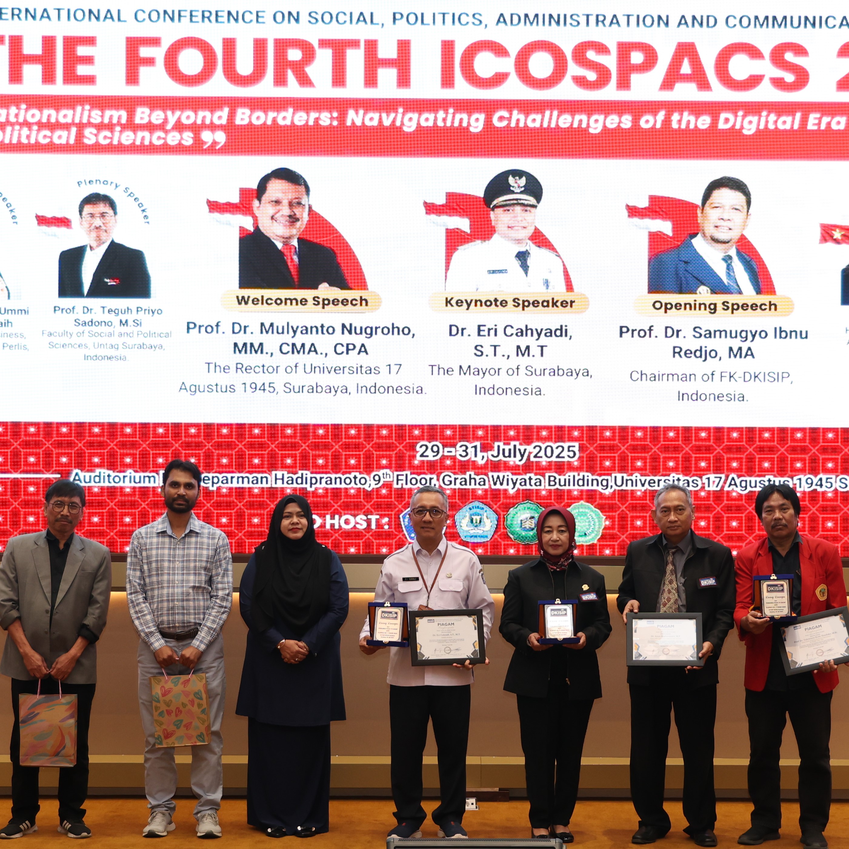 Untag Surabaya Jadi Tuan Rumah The 4th ICoSPACS 2025: Mengusung Nasionalisme di Era Digital