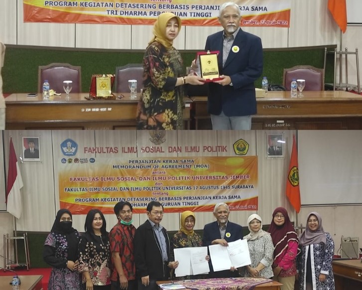 Kerjasama dengan FISIP Unej Jember
