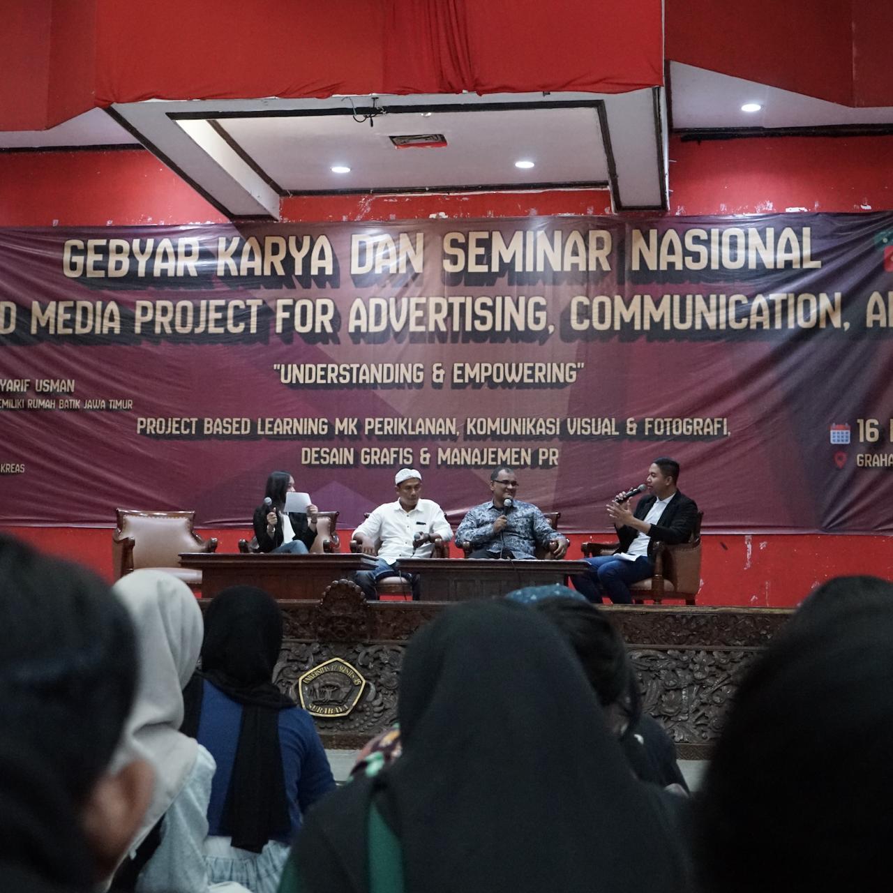 #RuangAksi | Prodi Ilmu Komunikasi FISIP UNTAG Surabaya Gelar Gebyar Karya Bersama UMKM: Perkuat Komitmen dengan Karakter Pemberdayaan