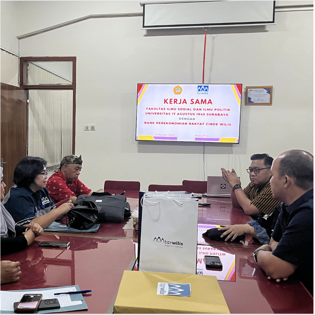 #ruangaksi | FISIP Untag Surabaya Gandeng BPR Cinde Wilis untuk kegiatan Dosen Praktisi