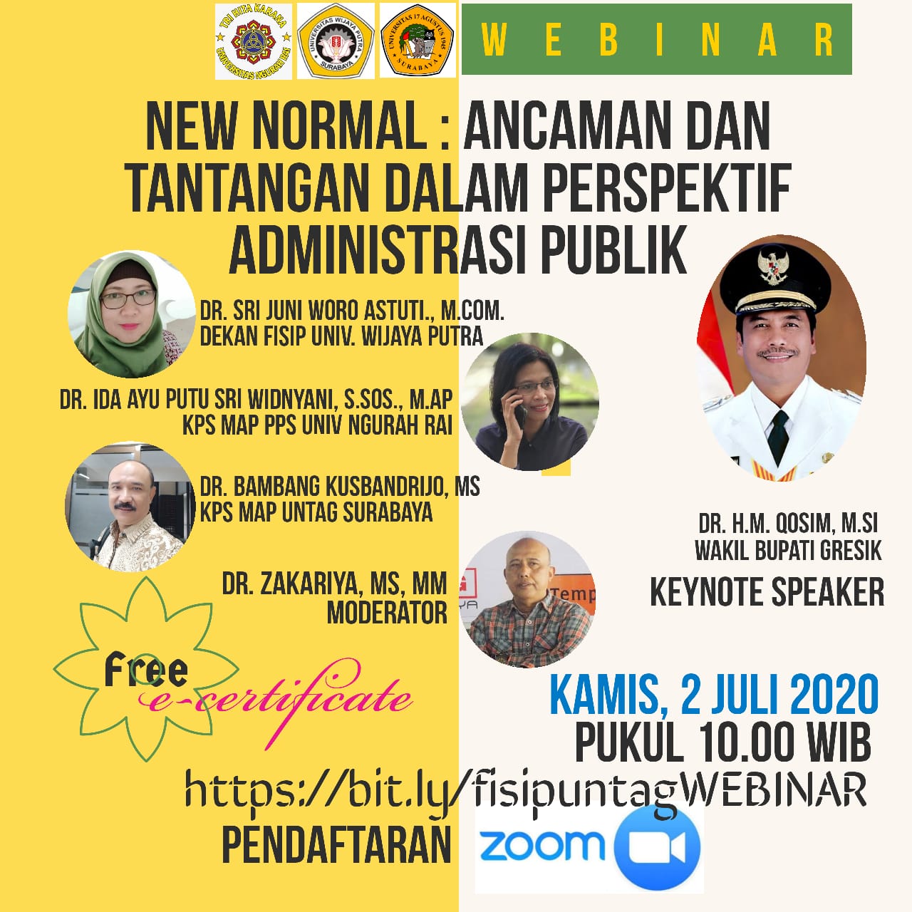 WEBINAR Prodi Magister Administrasi Publik