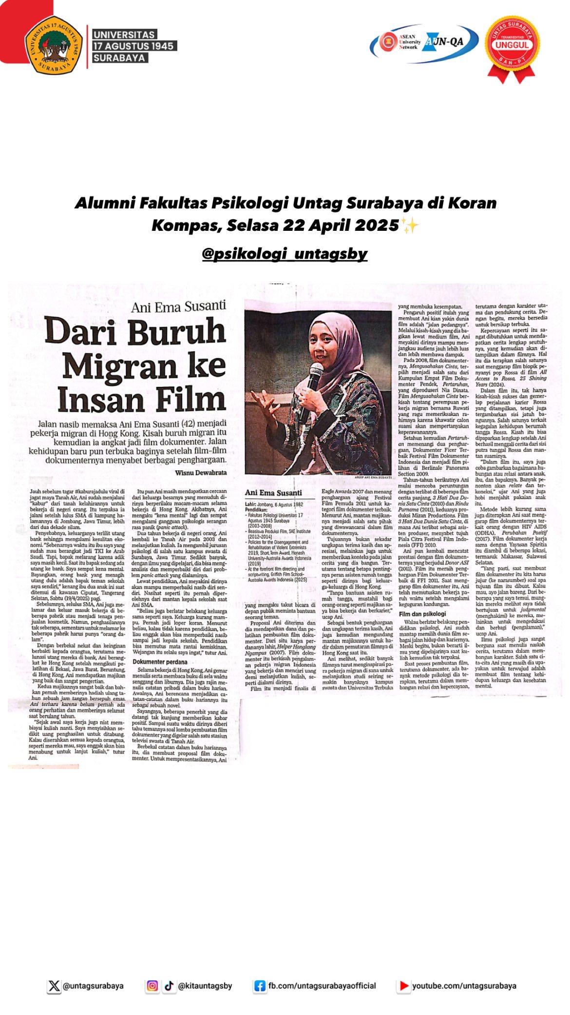 Dari Buruh Migran ke Insan Film