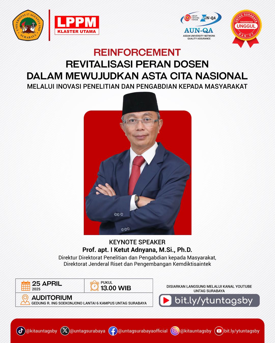 Revitalisasi Peran Dosen dalam Mewujudkan Asta Cita Nasional