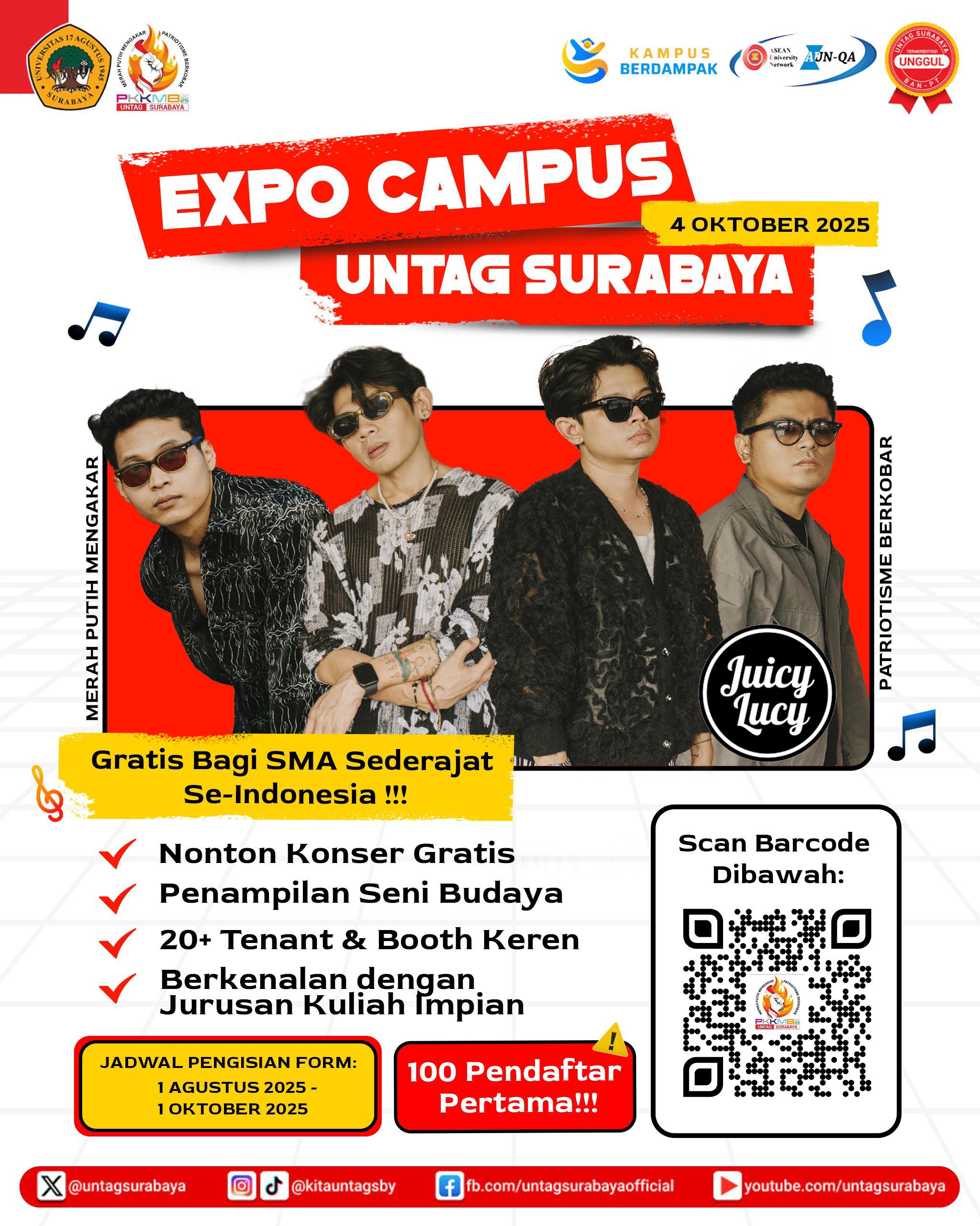Expo Campus Untag Surabaya 2025: Wadah Inspirasi untuk Generasi Muda