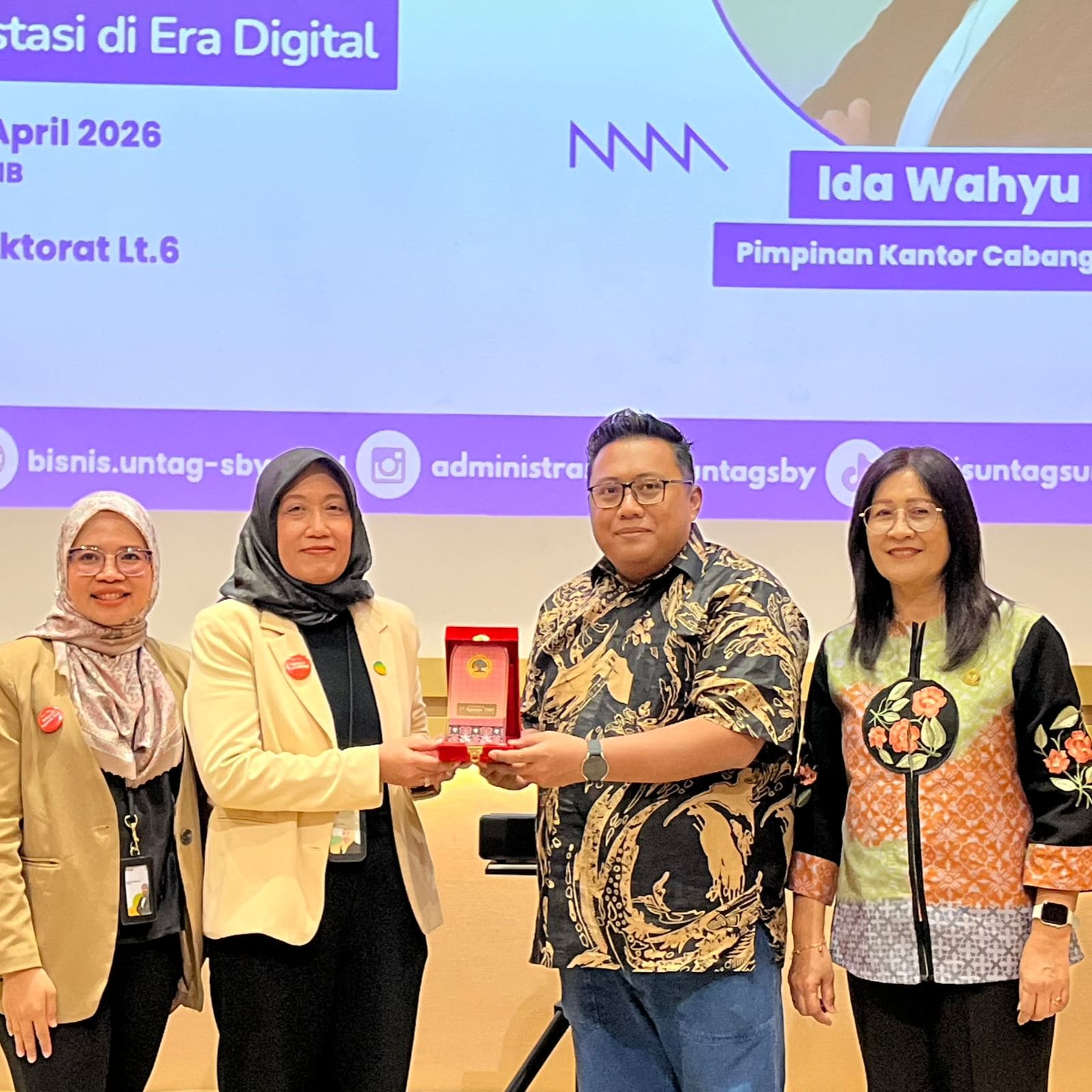 #RuangAksi | FISIP Untag Surabaya Gelar Kuliah Tamu Cerdas Investasi di Era Digital  Bersama Pegadaian