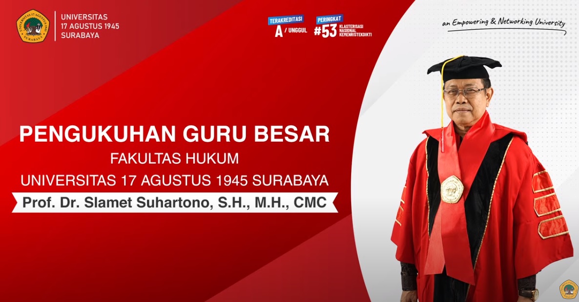 Pengukuhan Guru Besar Bidang Hukum