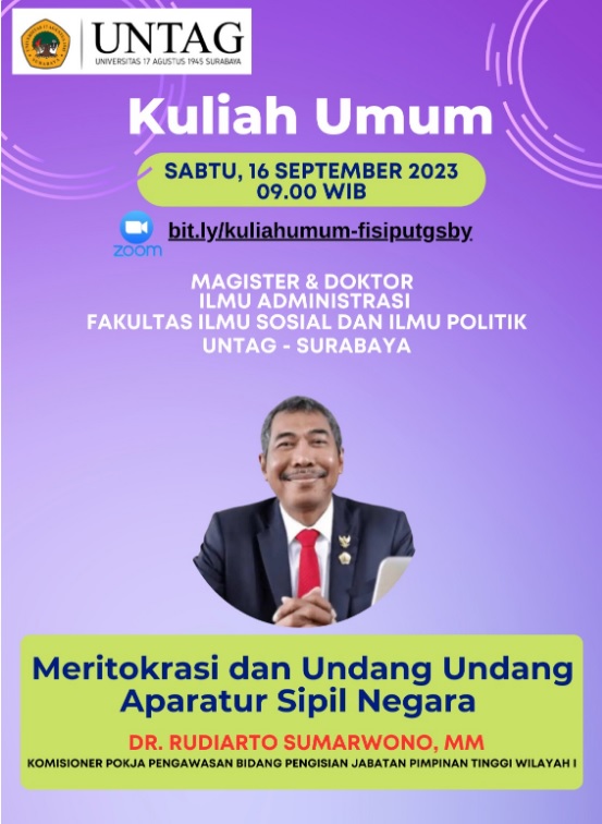 Kuliah Umum: Meritokrasi dan Undang-Undang Aparatur Sipil Negara