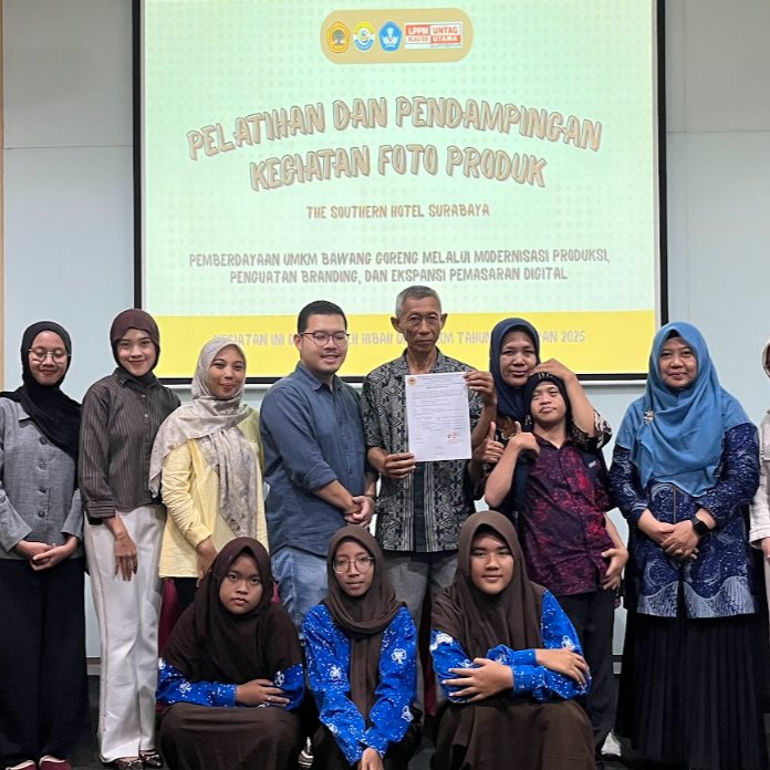 Kolaborasi Tiga Fakultas UNTAG Surabaya Dorong Modernisasi UMKM Bawang Goreng di Era Digital