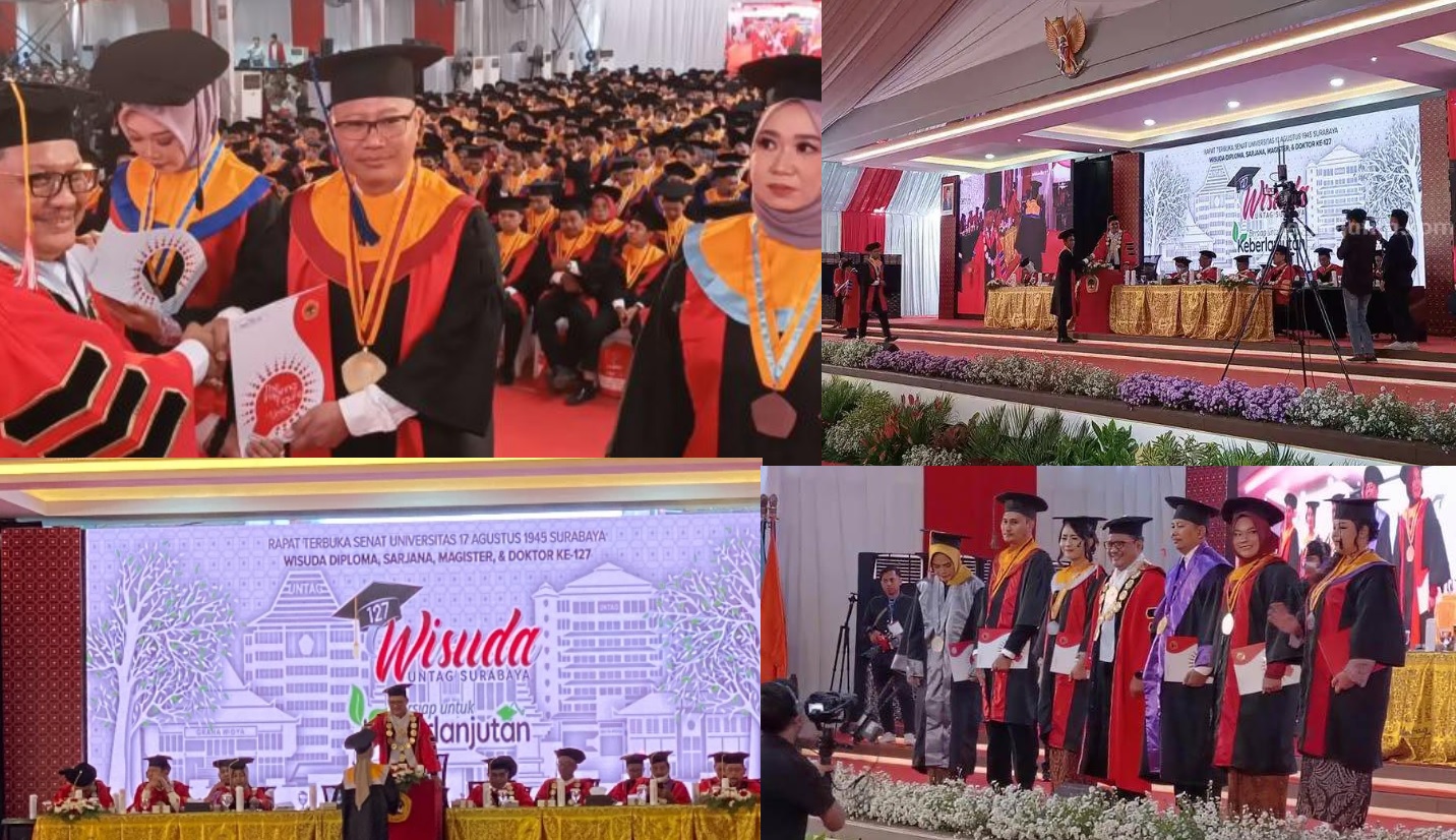 Wisuda ke 127 UNTAG Surabaya