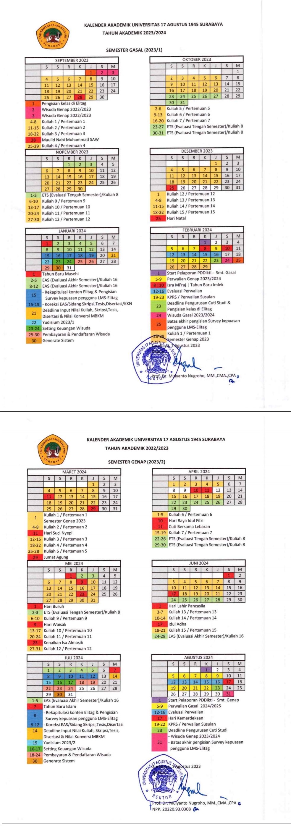 Kalender Akademik